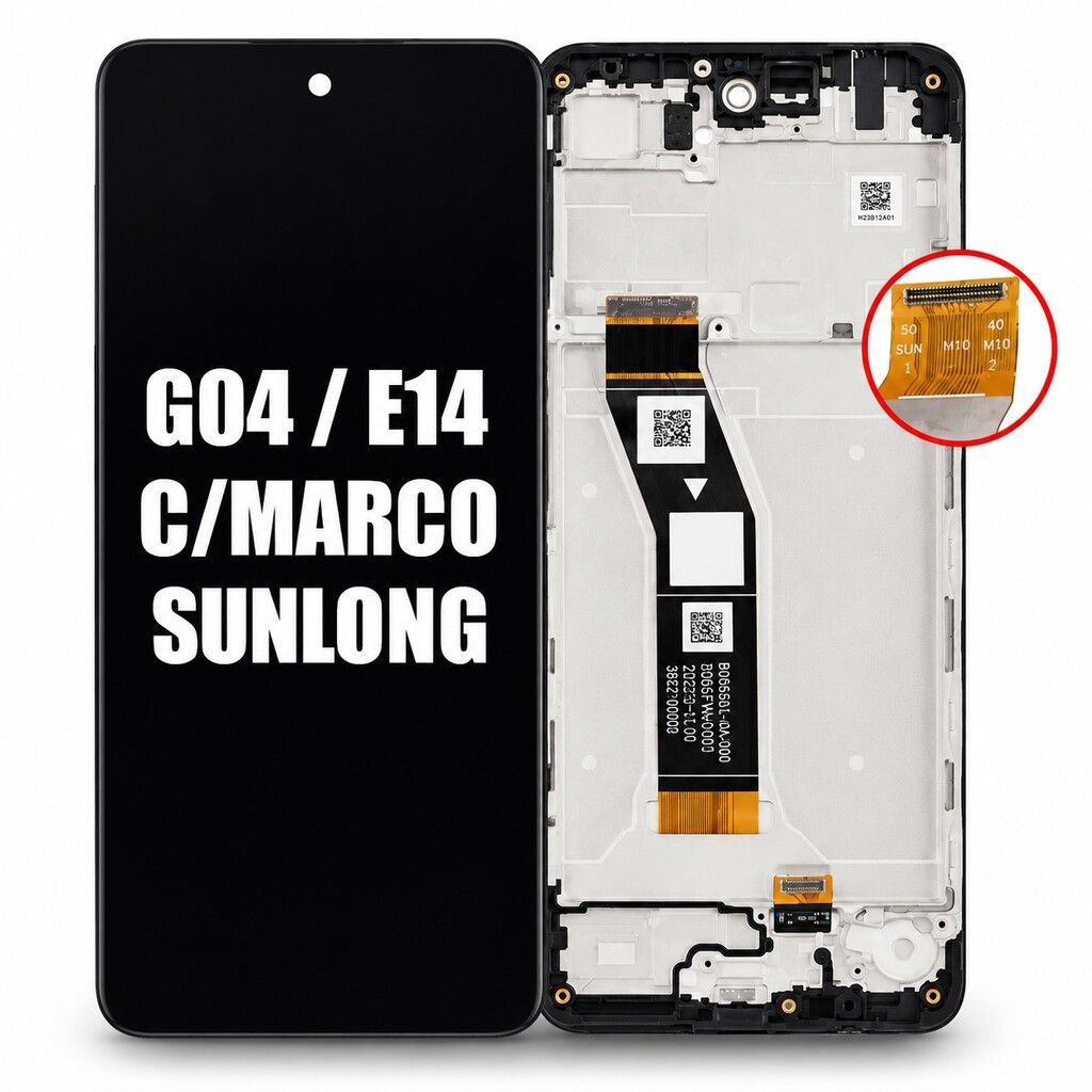 MODULO MOTOROLA G04 / E14 C/MARCO ACC - SUNLONG - 2