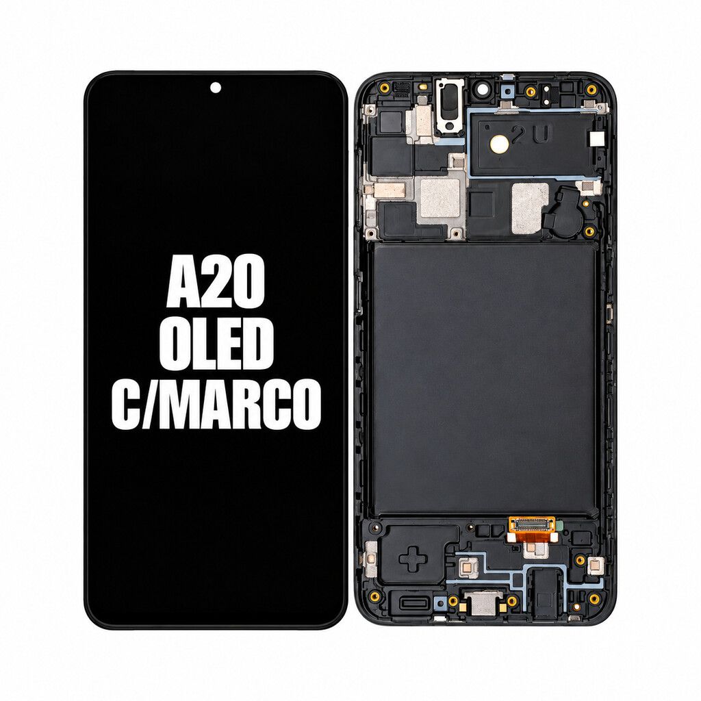 MODULO SAMSUNG A20 OLED C/M